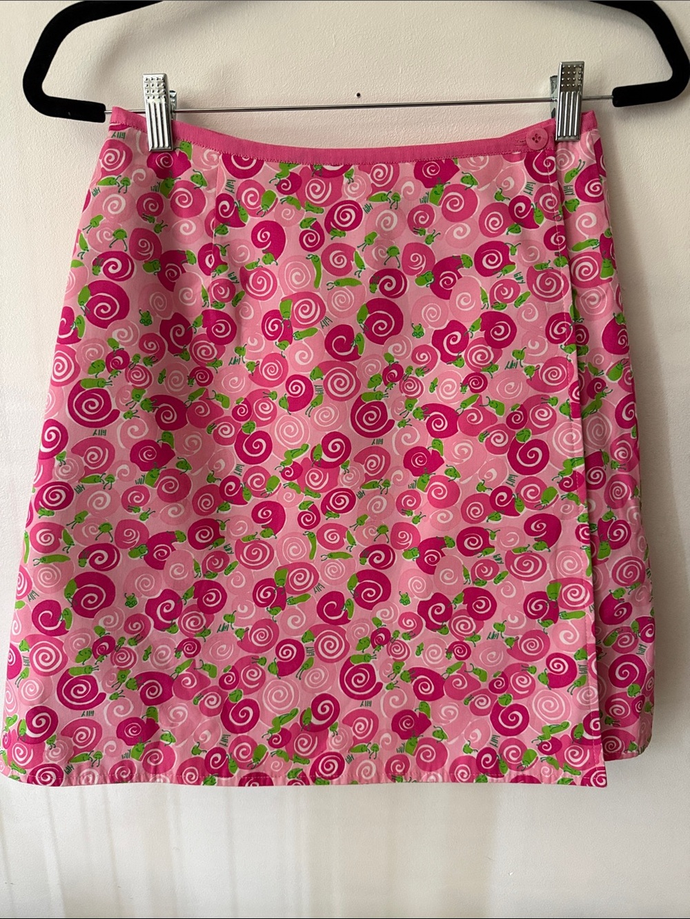 Lilly Pulitzer Vintage Reversible "Taboo" Mini Wrap Skirt in Floral Tropical